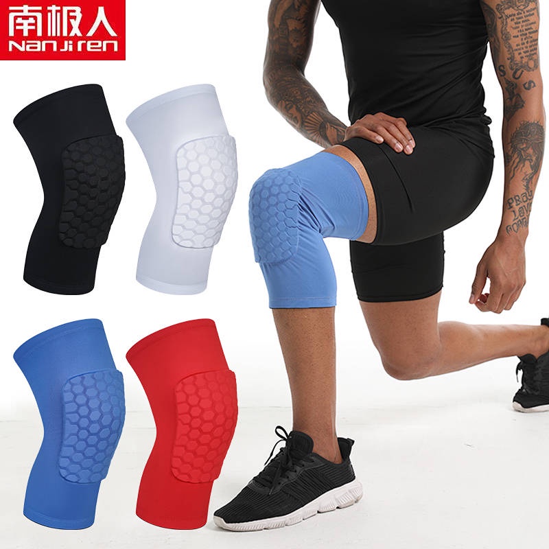 Summer Children Adult Honeycomb Anti-Collision Short Knee Pad Basketball Yoga Sports Protective Gear