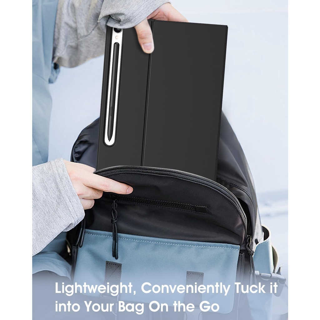 Bao Da Máy Tính Bảng Từ Tính Mỏng Nhẹ in Hình moko Cho samsung galaxy tab s9 11 inch sm-J710 / Smx716B / sm-J718U Giá Đỡ