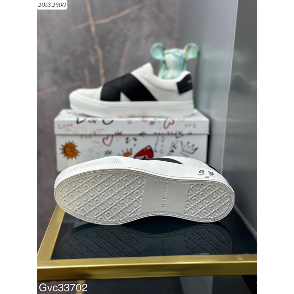 Giày Slipon G.V.C Quai Chun Đi Học Mới Nhất - Giày Nam G.V.C Quai Chéo Basic Siêu Đẹp