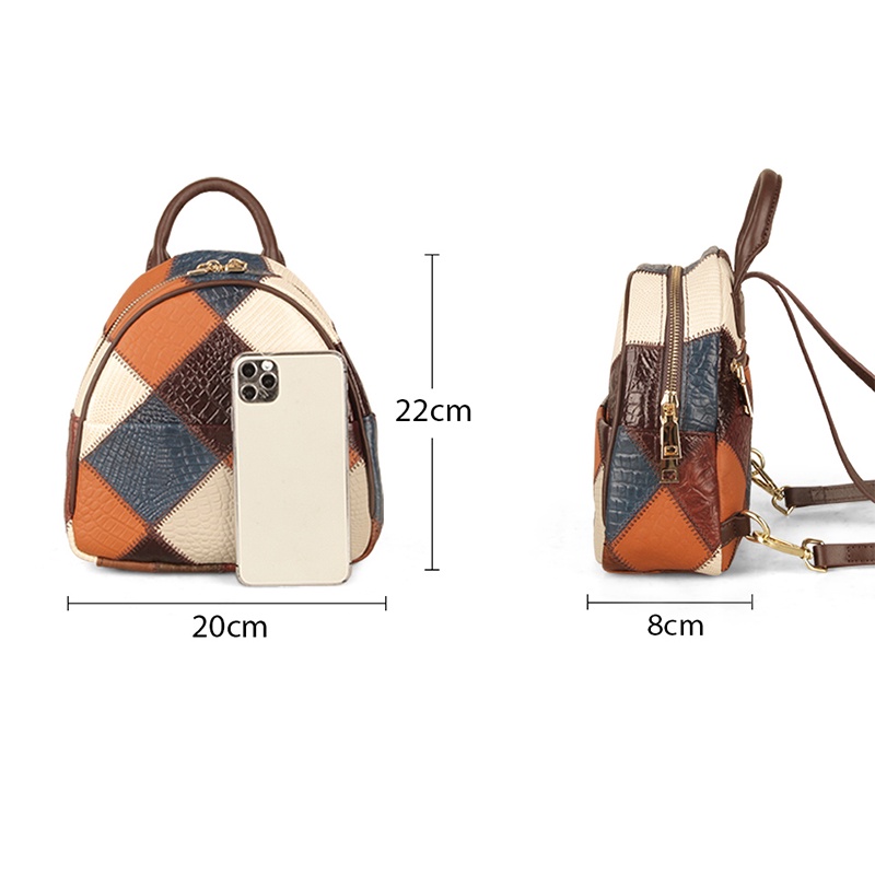Cobbler Balo Da Thật Phong Cách vintage Cho Nữ