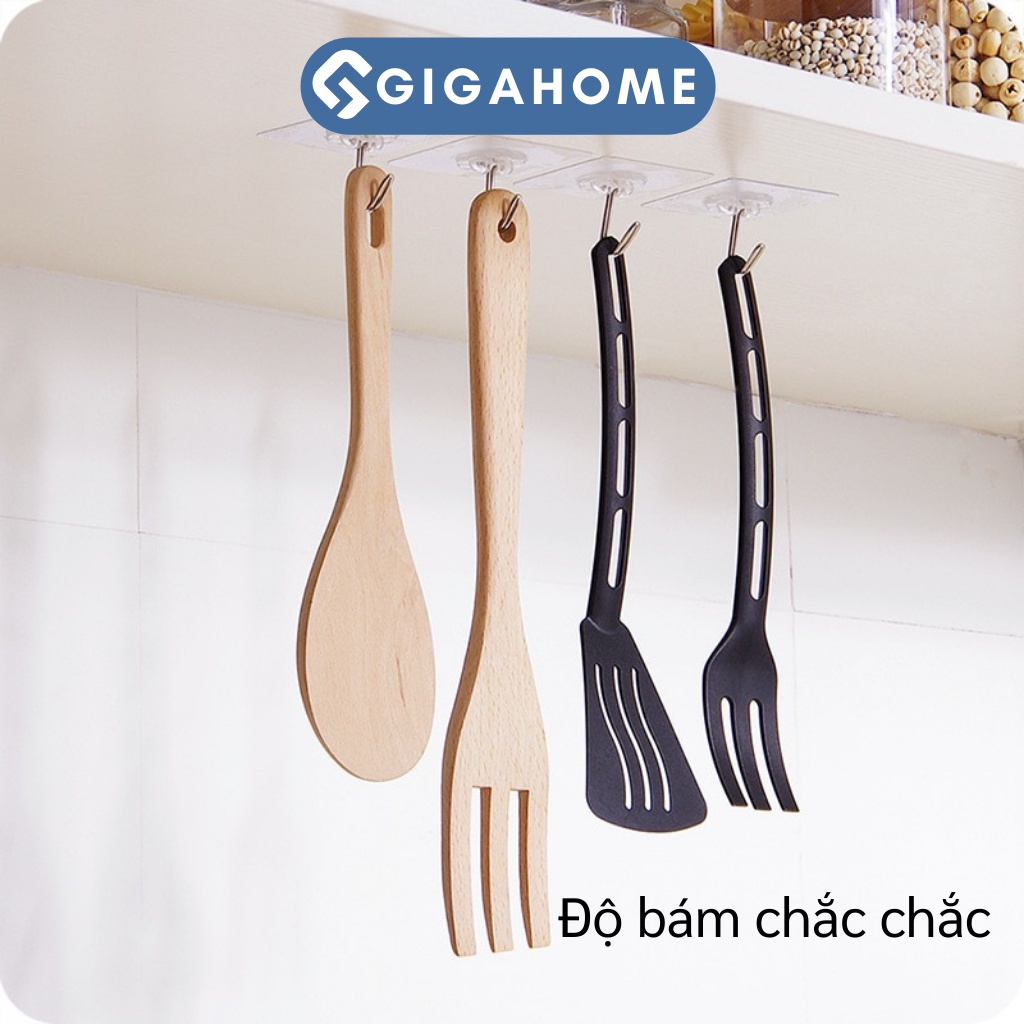 Móc Dán Tường GIGAHOME Siêu Dính, Trong Suốt, Chịu Lực Tốt, Chắc Chắn 3974