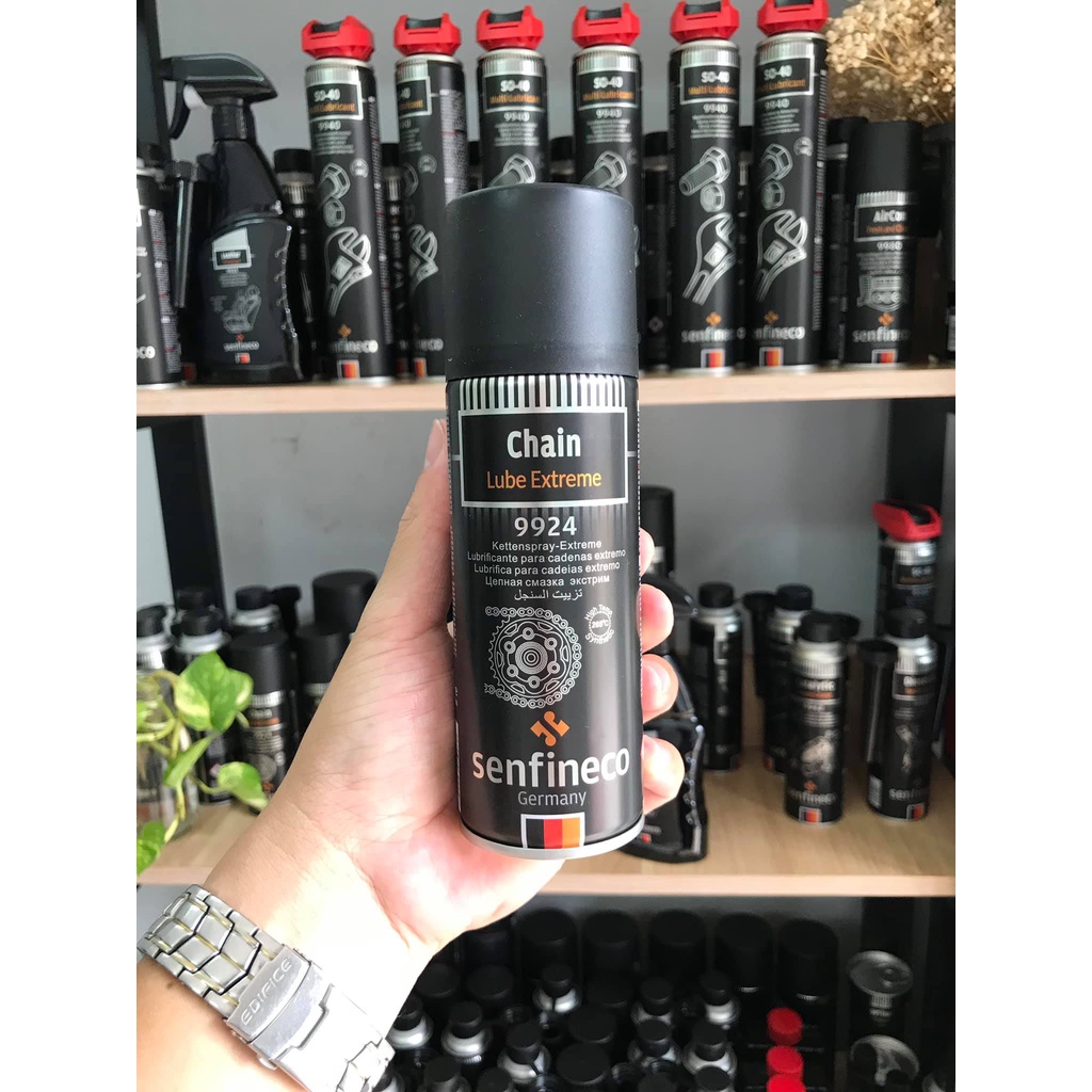 Dưỡng Sên Senfineco Chain Lube Dưỡng Sên 2 Bánh Không Văng , Chịu Nhiệt 265 Độ