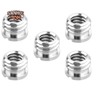 Set 5 Ốc Chuyển Đổi Giảm Áp 1 / 4 inch Sang 3 / 8 inch Chuyên Dụng Cho Máy Ảnh dslr Đứng