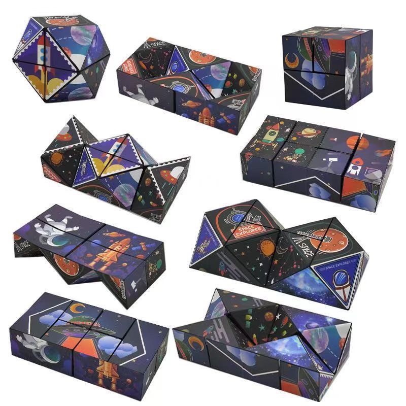 Rubik ma thuật - Rubik 3D thay đổi hình dáng Phát triển trí não cho bé