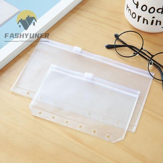 FASHYUNER 1 / 5 túi zip nhựa trong suốt có khóa kéo