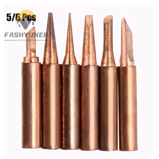 FASHYUNER Bộ 5 / 6 Mũi Hàn Bằng Đồng Nguyên Chất i / b / k / 3c / 2.4d 900m-t 936 / 937 / 938 / 969 / 8586