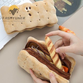Fashyuner bóp viết cỡ lớn hình bánh sandwich nhồi bông dễ thương