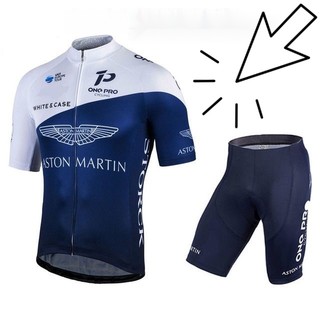 Bộ quần short yếm đi xe đạp đội Aston Martin dành cho nam / nữ (S-3XL) Đi xe đạp ngoài trời MTB Xe đạp đường trường nén Quần thể thao khô nhanh thoáng khí