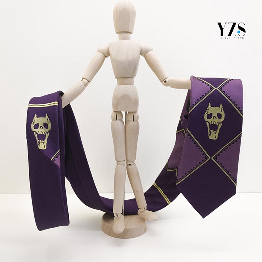 Ad-kira-yoshikage Cà Vạt Hình Đầu Lâu Mềm Mại Hóa Trang unisex