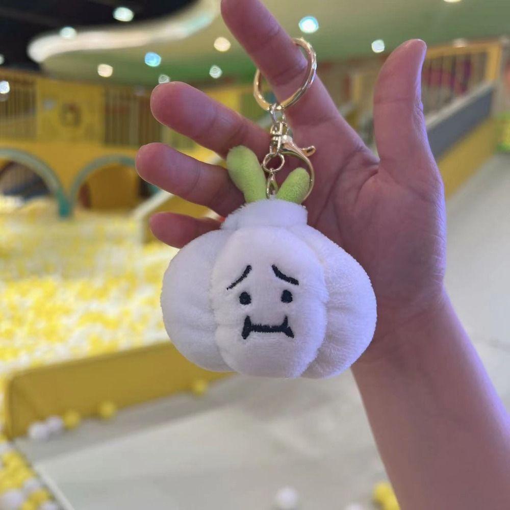 Mmluck Móc Khóa Nhồi Bông Hình Hạt Tiêu Xanh Lá onion Tỏi Ớt Nhồi Bông Mềm Mại Làm Quà Sinh Nhật Bán Chạy