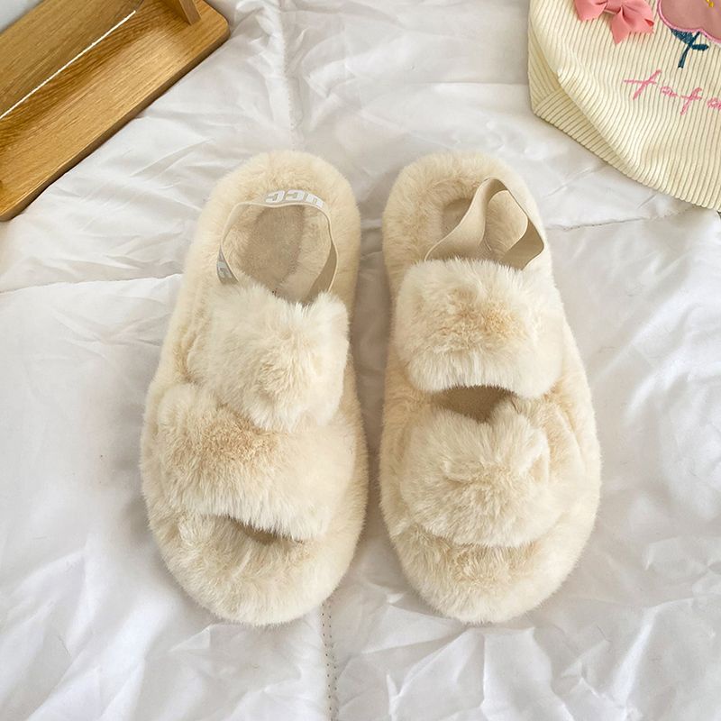 HHH Dép Lông Đế Dày 2023NEW mùa hè dép quai hậu Xinh Xắn B92H099 34Z230822