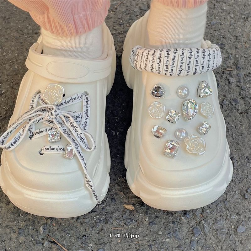 HHH Dép CROSS 5CM dép Sandal nữ Mùa hè Đế Dày thoải mái Xinh Xắn  B91H0Y5 34Z230822