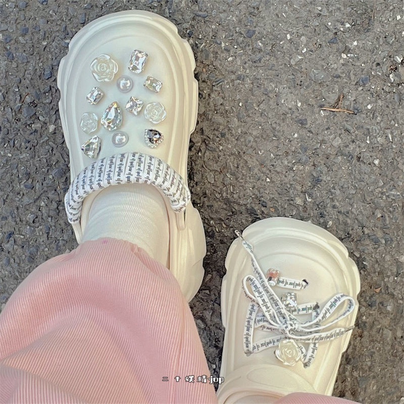 HHH Dép CROSS 5CM dép Sandal nữ Mùa hè Đế Dày thoải mái Xinh Xắn  B91H0Y5 34Z230822