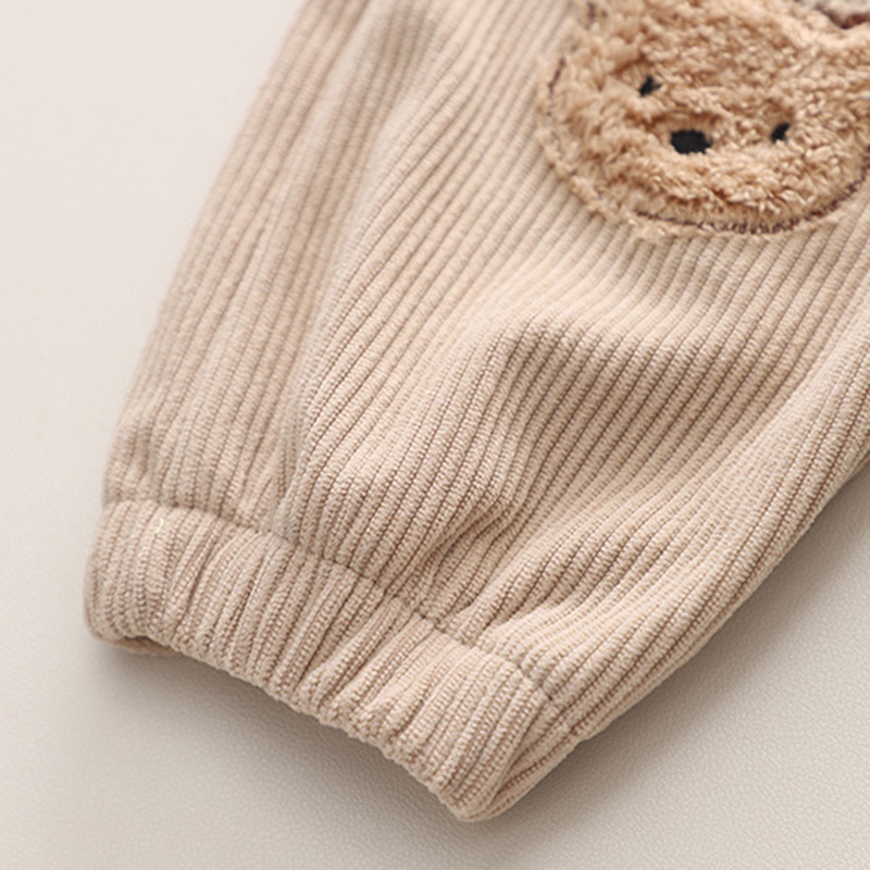 Bobora set Áo Thun Tay Dài Sọc Ngang & Quần Dài Cho Bé Gái