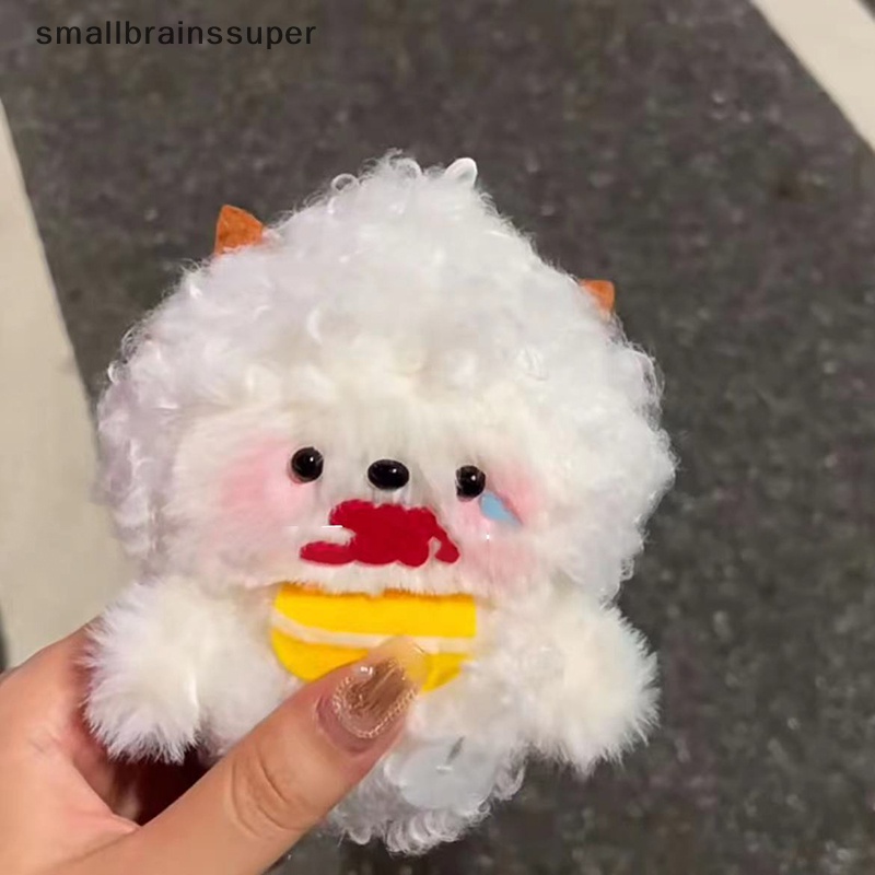 Smallbrainssuper Móc Chìa Khóa Hình Cừu Nhồi Bông Mềm Mại Đáng Yêu