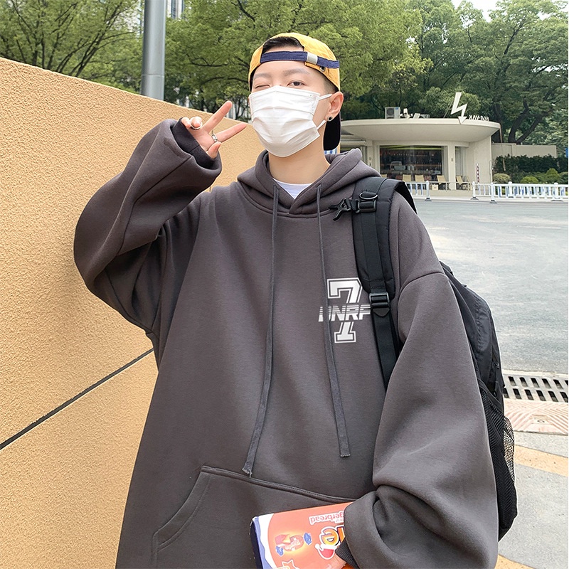 Áo Hoodie Trùm Đầu Áo Nỉ In Hình Đường Phố Mỹ Hạng Nặng