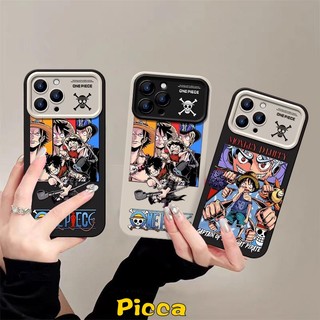 Hoạt Hình Ốp Điện Thoại Mềm Họa Tiết one piece Cho iphone 13 15 12 14 pro max 7plus 11 7 15 6 8 6s plus xr xs x max se 2020