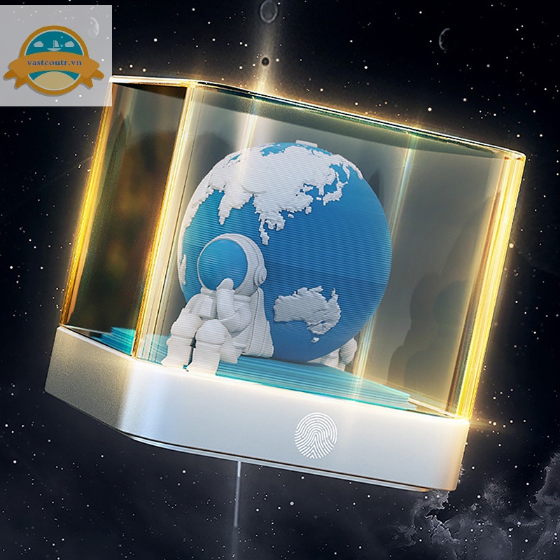 Lịch Để Bàn Năm 2024 Có Đèn led Và Giấy Ghi Chú Sáng Tạo