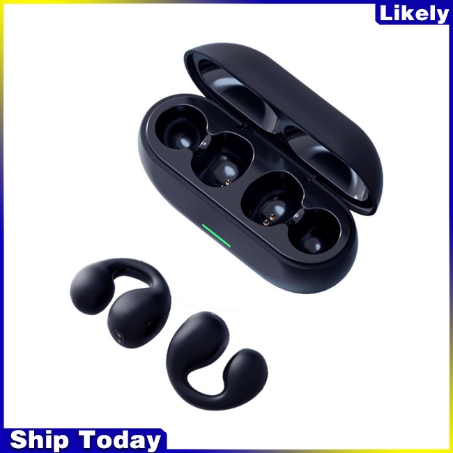 Ly Tai Nghe Kẹp Vành Tai Không Dây Tích Hợp mic hd Âm Thanh Thể Thao Chạy Bộ Làm Việc