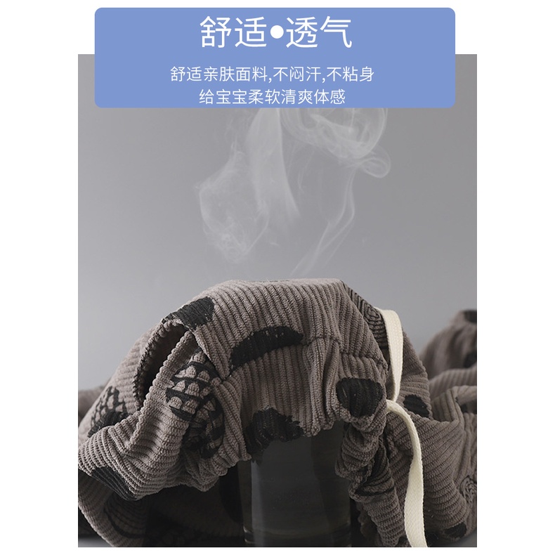 Quần Dài Vải Nhung Thoáng Khí Phong Cách Hàn Quốc Thời Trang Thu Đông Cho Bé 70-140cm