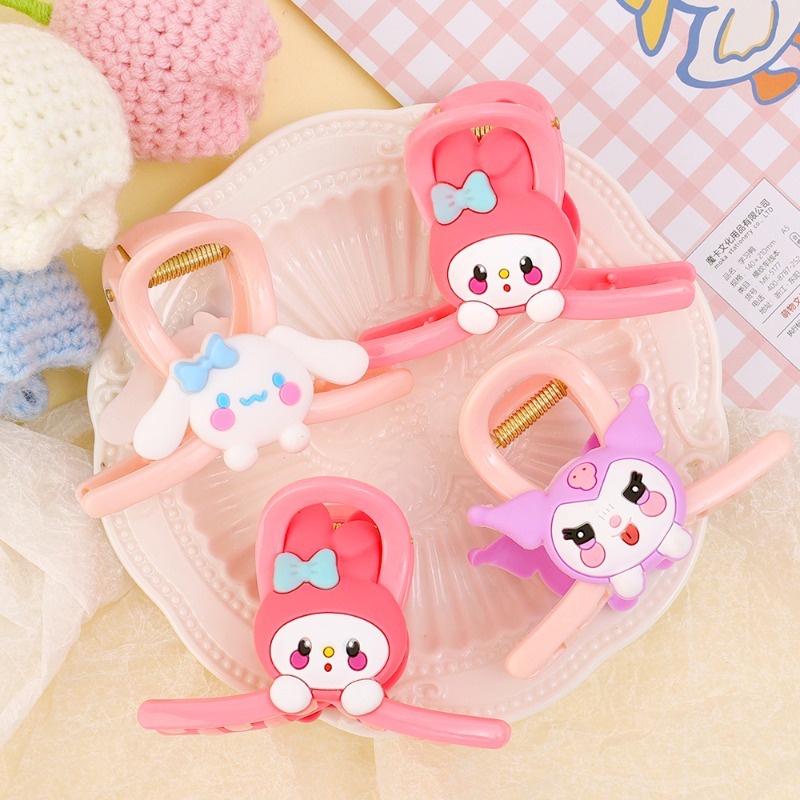 Sanrio Kẹp Tóc Hình Cá Mập Dễ Thương Cho Nữ