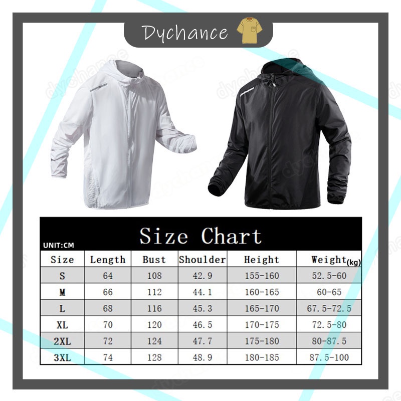 Áo Khoác Thể Thao Chống Tia uv Chống Thấm Nước Có Mũ Trùm Tiện Dụng Dành Cho Nam