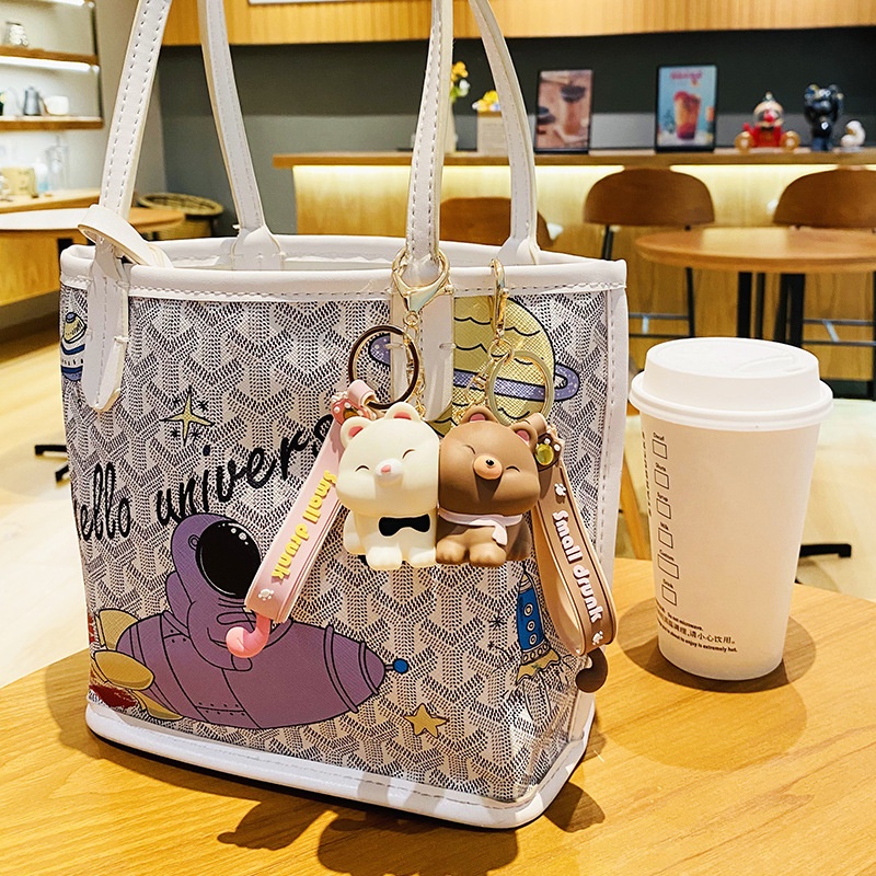 Móc Khóa Hình Động Vật Hoạt Hình Xinh Xắn