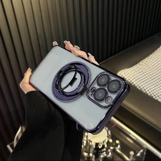 Vỏ bao da điện thoại nắp lật hít nam châm vô hình chống sốc cho iphone 15 pro max 15 14 pro max 14 plus 15 plus ốp