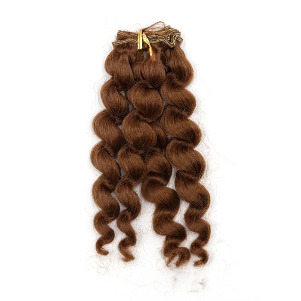 Bộ Tóc Giả Xoăn diy Cho Búp Bê 1 / 3 1 / 4 1 / 6 1 / 12