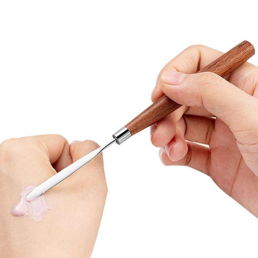 Yukico Que Trộn Kem Trang Trí Móng Tay Bằng Thép Không Gỉ Tiện Dụng