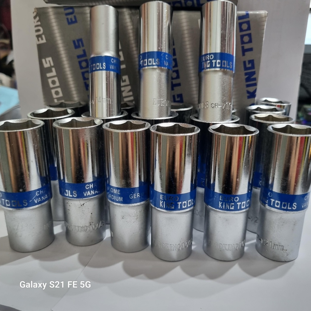 Khẩu 1/2 Dài EURO KING TOOLS 20-21-22-23-24-27-30-32mm