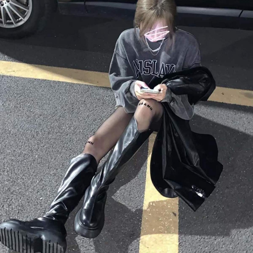 Áo Khoác Nỉ Dày Dặn Màu Xám Đậm Phong Cách retro Mỹ Thời Trang Thu Đông Cho Nữ hot 6y54