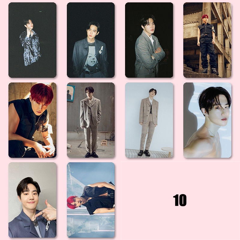 Suho set 10 Thẻ Hình Dán Nhóm Nhạc exo