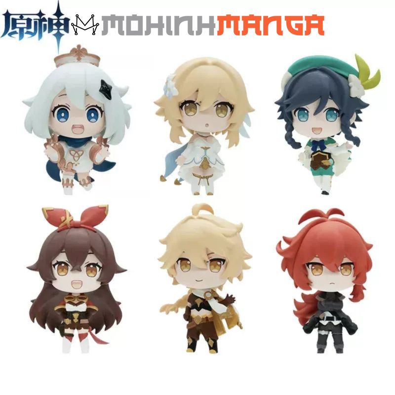 Mô hình 6 nhân vật Genshin Impact Kazuha Nahida Venti Ei Zhongli Xiao Albedo Childe Nilou Miko Itto Gorou Aloy