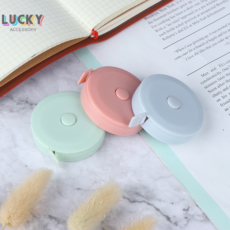 {Phụ kiện may mắn} thước đo băng cầm tay có thể thu vào thước kẻ trẻ em Chiều cao thước cm 150cm/60 "mới