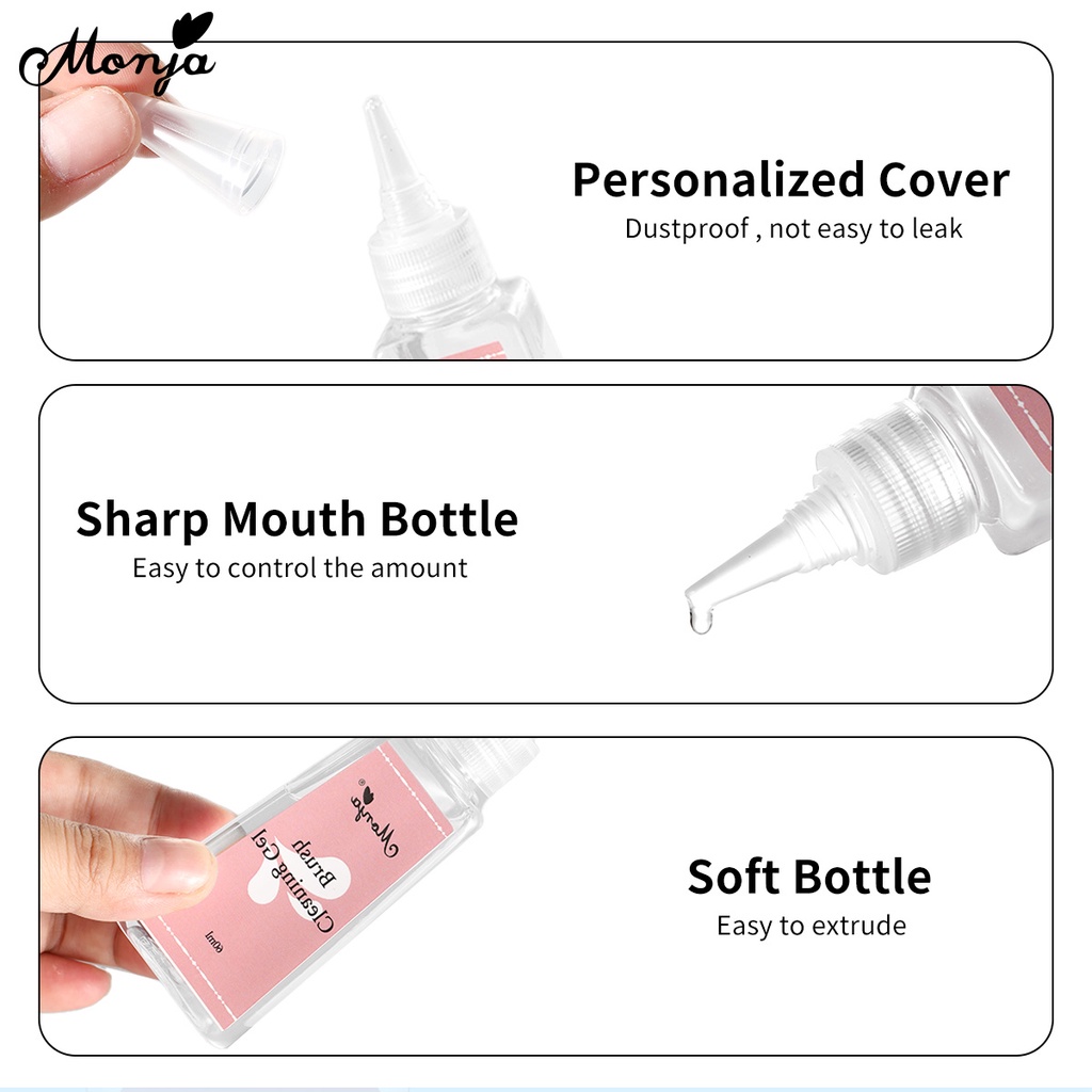 Monja Cọ Vệ Sinh Móng Tay 30 / 60ml Chất Lượng Cao