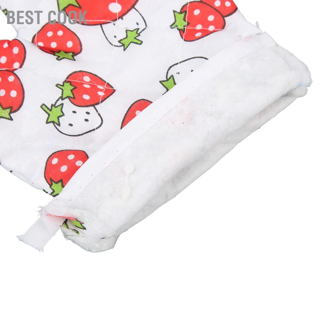 Best cook Găng tay lò nướng Chất liệu cotton Polyester In hoa văn Thiết kế dây buộc nấu ăn cho nhà bếp