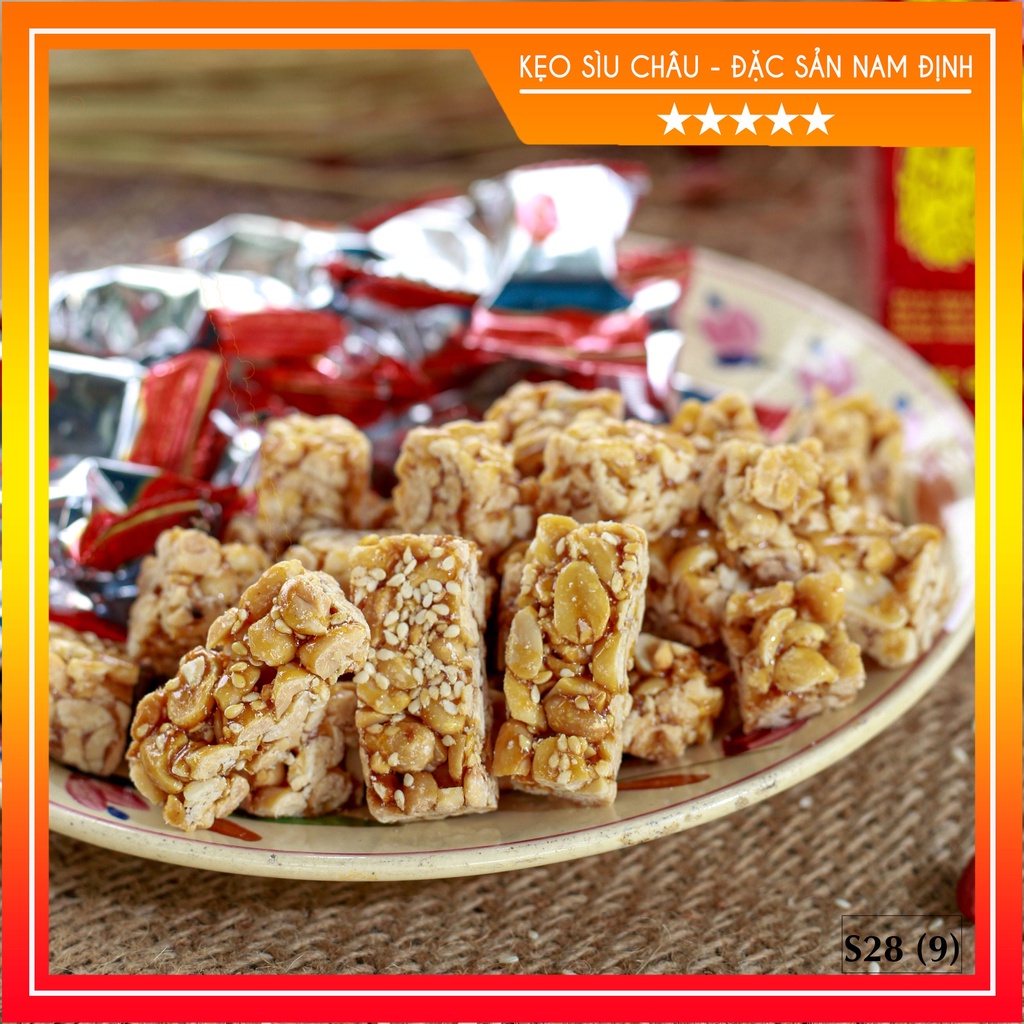 Kẹo lạc gói S03  loại ngon - Kẹo Sìu Châu Thanh Lan chính hiệu - Đặc sản NĐ làm quà biếu Tết