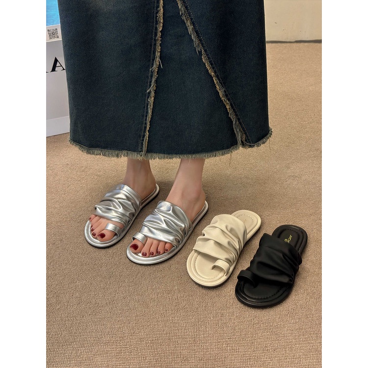 C＆S  Dép sandal nữ Hở Ngón Đế Dày Có Quai Cài 2023NEW Mùa hè Kiểu Dáng Thời Trang B28G1B6 34Z230823