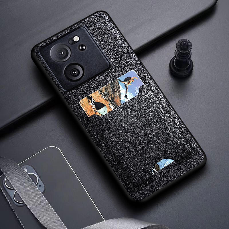Ốp Bao Da Điện Thoại pu Tích Hợp Ngăn Đựng Thẻ Cho xiaomi redmi k60 ultra redmi k60 ultra