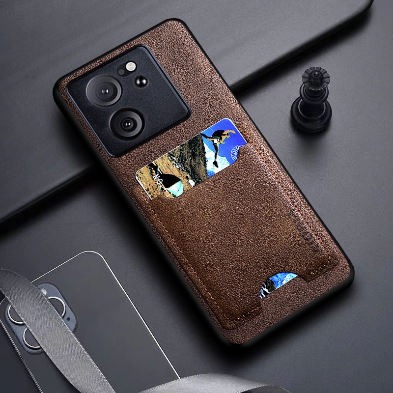 Ốp Bao Da Điện Thoại pu Tích Hợp Ngăn Đựng Thẻ Cho xiaomi redmi k60 ultra redmi k60 ultra