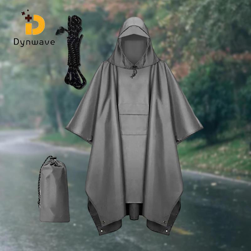 Áo mưa DYNWAVE có mũ trùm đầu chống nước nhỏ gọn cho nam và nữ