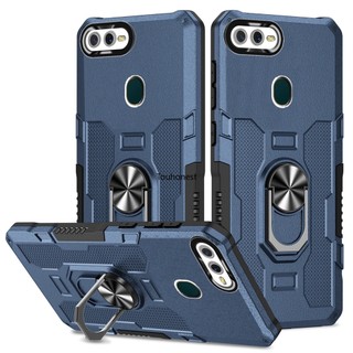 Ốp Điện Thoại For Oppo A7 Case Oppo A5S Case Oppo A12 Ốp Lưng Oppo A11K Case Oppo F9 Case Oppo A1K Case Oppo A57 A77 Case Oppo A77S A57E A57S Case Oppo A53 Case Oppo A54 Case Full Protect Hard Armor Metal With Ring Stand Phone Cover Cassing Cases Case ZH