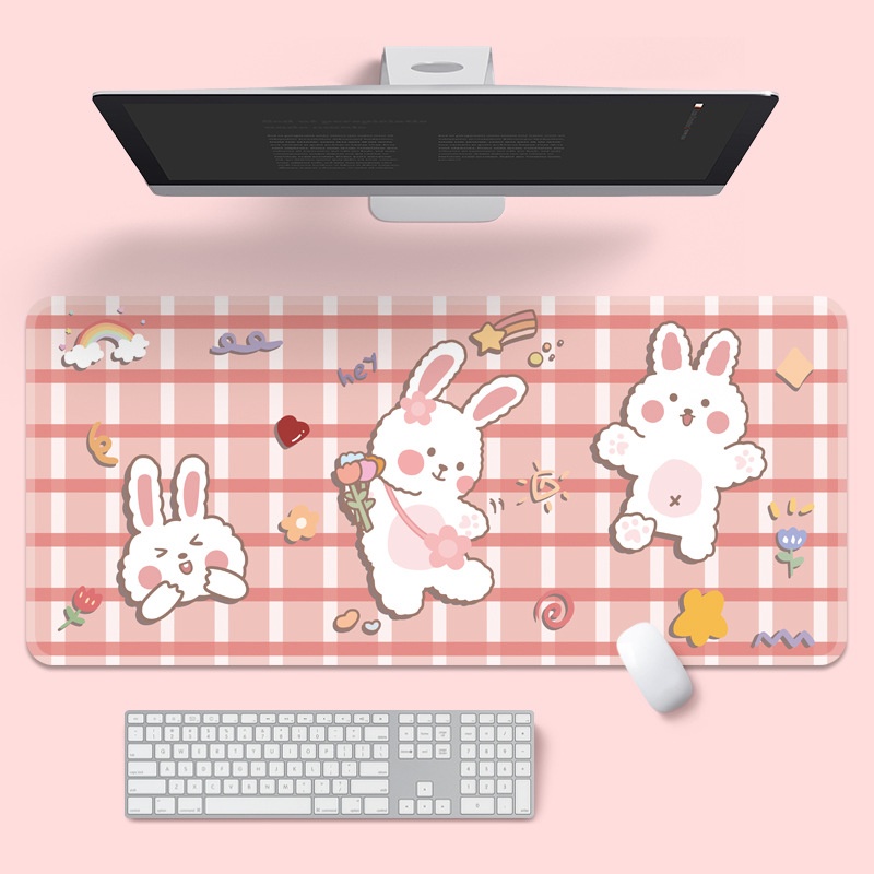1 Tấm Lót Chuột Và Bàn Phím Máy Tính 800 * 300 * 2mm