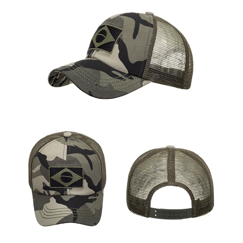 Mũ Lưỡi Trai Họa Tiết Camo Thời Trang Cá Tính Cho Nam