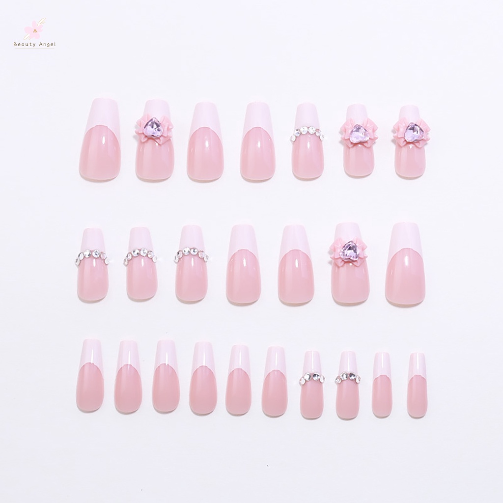 Móng Tay Giả Đính Đá Lấp Lánh Có Thể Tái Sử Dụng