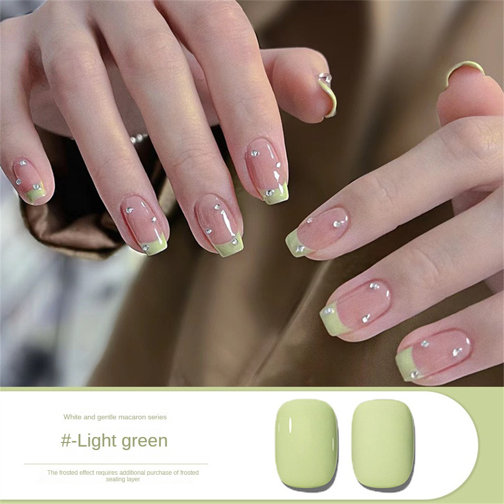 Macaron Màu Sơn Móng Tay Keo Màu Phổ Biến Cửa Hàng Nail Thích Hợp Cho Màu Tinh Khiết Trị Liệu Bằng Ánh Sáng Keo JULYSTAR