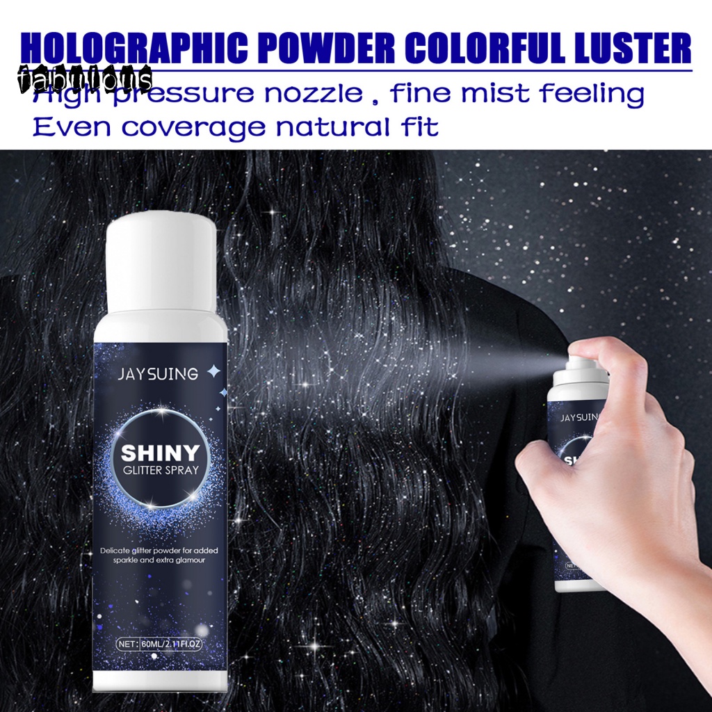 Fab Bình Xịt Kim Tuyến Lấp Lánh 60ml An Toàn Cho Cơ Thể