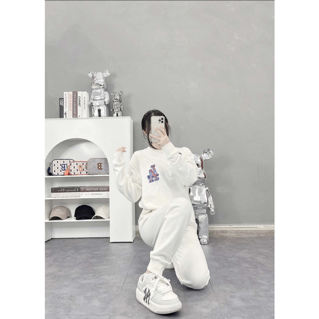 Quần Jogger Nỉ Da Cá NY mIb Dày Dặn Unisex, Quần Nỉ Dài Cotton NY Dn.Storevnxk