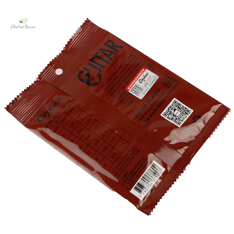 Set 6 Dây Đàn guitar nx35-c Mạ nylon + 3% polyester